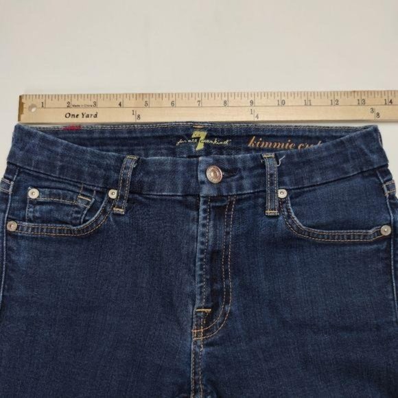 7FAM Jeans Kimmie Crop Size 27 - Picture 9 of 12